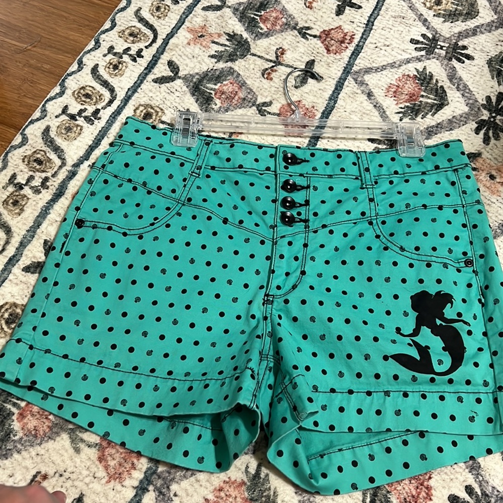 Disney Ariel Little Mermaid Shorts Juniors